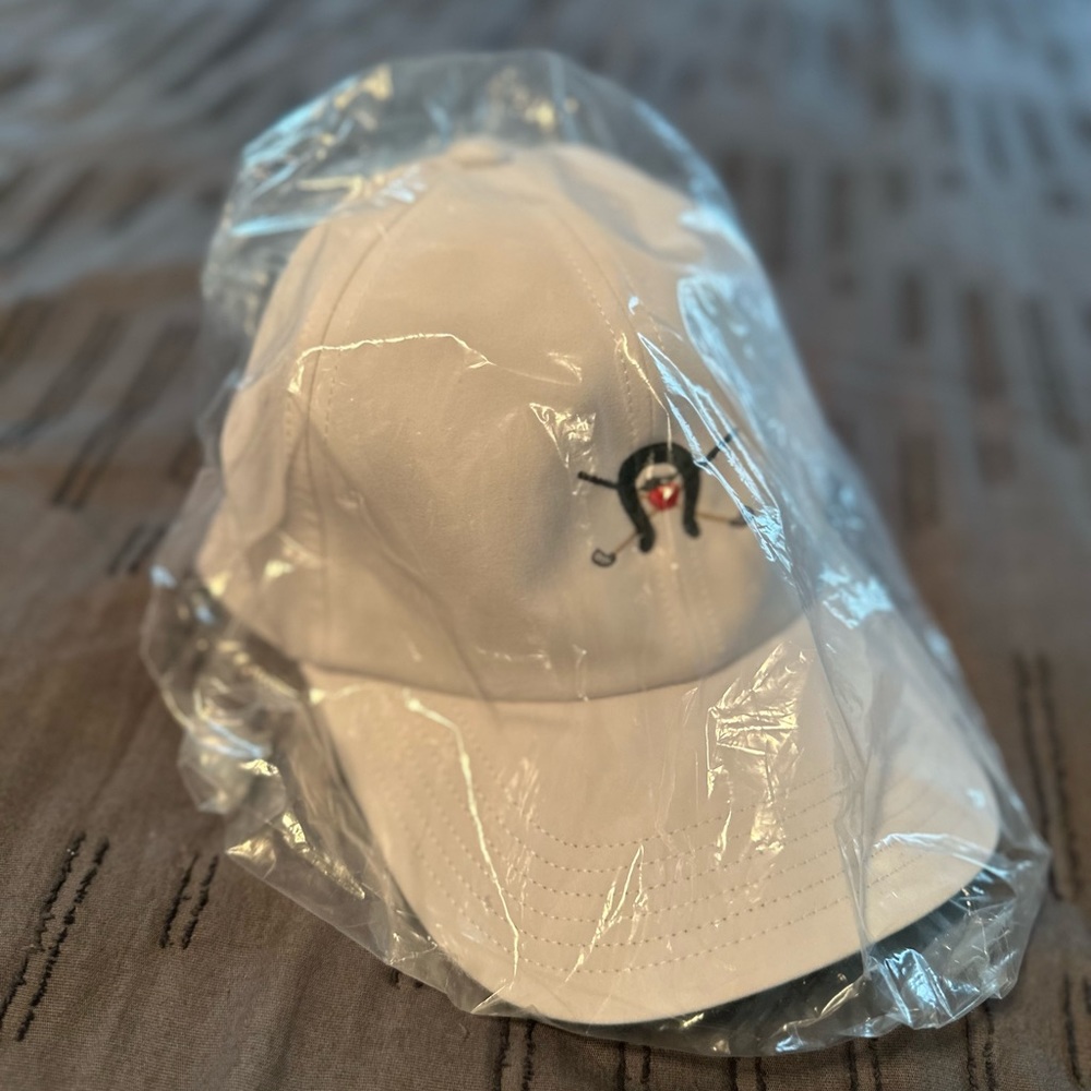 White Adidas Golf hat brand new with tag